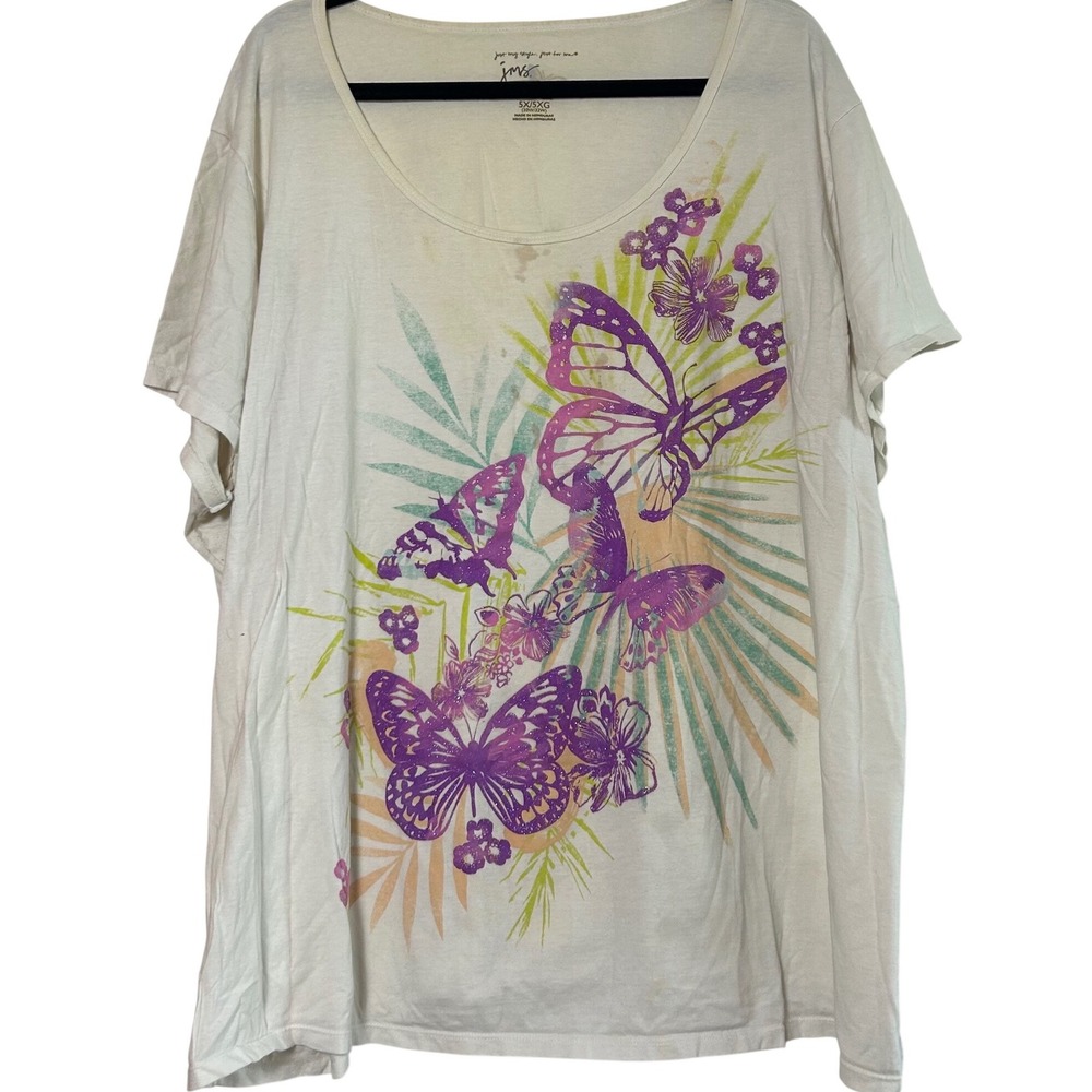 Butterfly floral y2k top sz‎ 5x